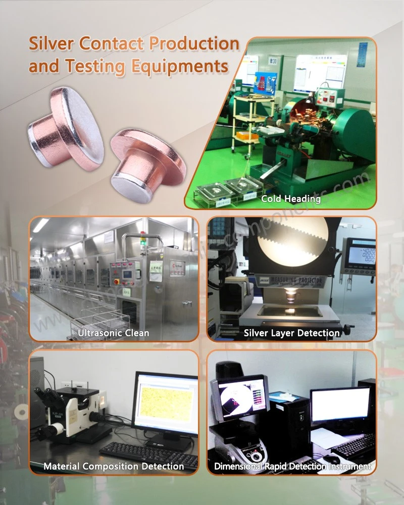 Silver Point Contact Production and Testing Equipments Silver Point Contact Production and Testing Equipments