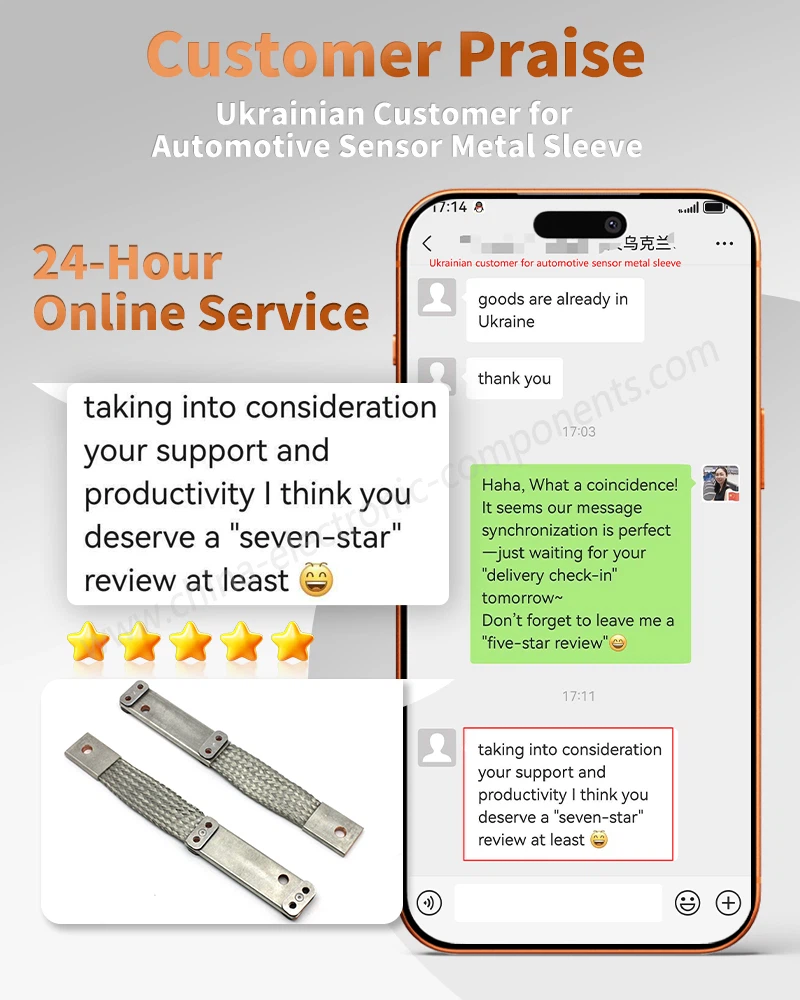 Ukrainian Customer for Automotive Sensor Metal Sleeve Ukrainian Customer for Automotive Sensor Metal Sleeve